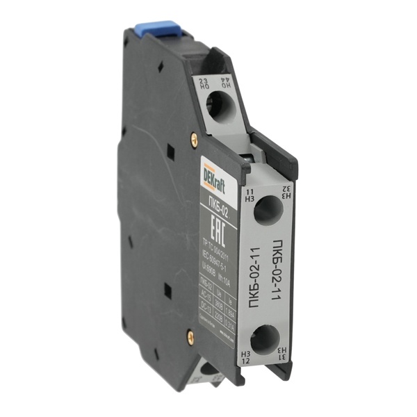 Приставка контактная боковой установки DEKraft ПКБ-02 1НО+1НЗ