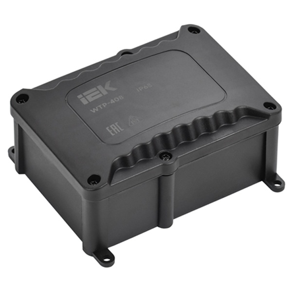 Коробка распределительная ИЭК WTP-408 герметичная без гермовводов 120х85х55 мм IP68