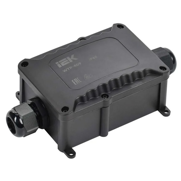 Коробка распределительная ИЭК WTP-409 2 ввода герметичная 175х85х55 мм IP68