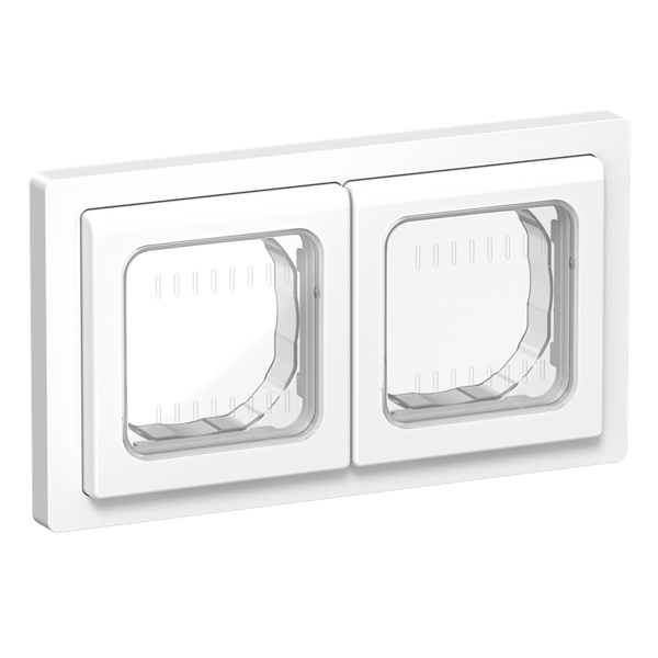Рамка 2-местная ИЭК FLITE IP55 Рпро-2-55-ФлБ белый