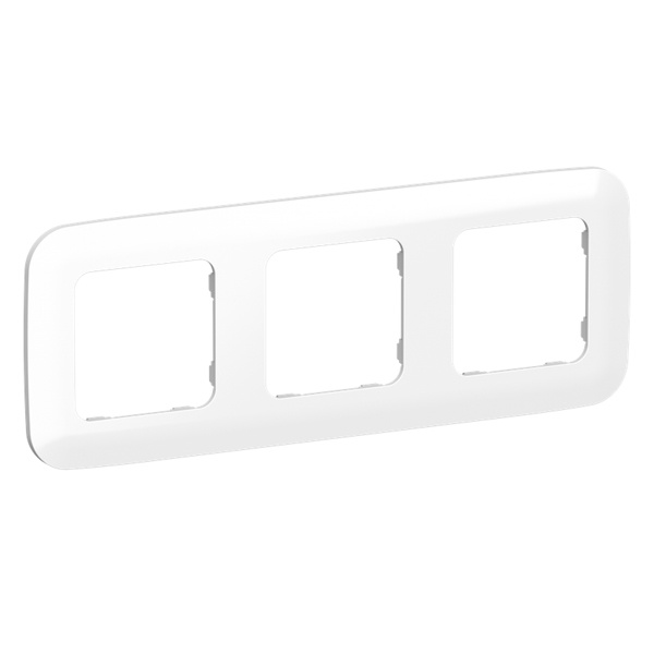 Рамка 3-местная ИЭК FLITE Artistic РУ-3-А-ФлБ белый