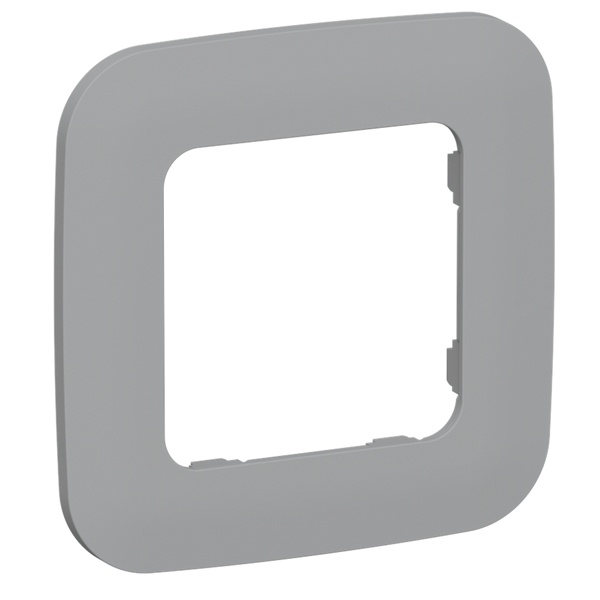 Рамка 1-местная ИЭК FLITE Artistic РУ-1-А-ФлС серый