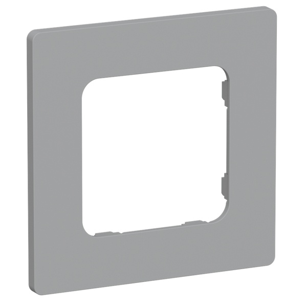 Рамка 1-местная ИЭК FLITE Classic РУ-1-К-ФлС серый