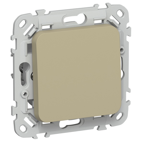 Переключатель перекрестный одноклавишный ИЭК FLITE ВС71-1-0-ФлХ 10А хаки