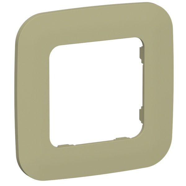 Рамка 1-местная ИЭК FLITE Artistic РУ-1-А-ФлО оливковый