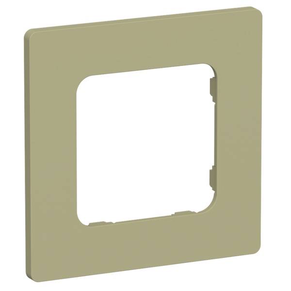 Рамка 1-местная ИЭК FLITE Classic РУ-1-К-ФлО оливковый