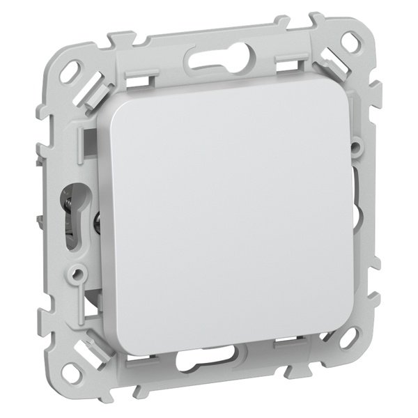 Выключатель кнопочный одноклавишный ИЭК FLITE ВС11-2-0-ФлЖ 10А жемчуг