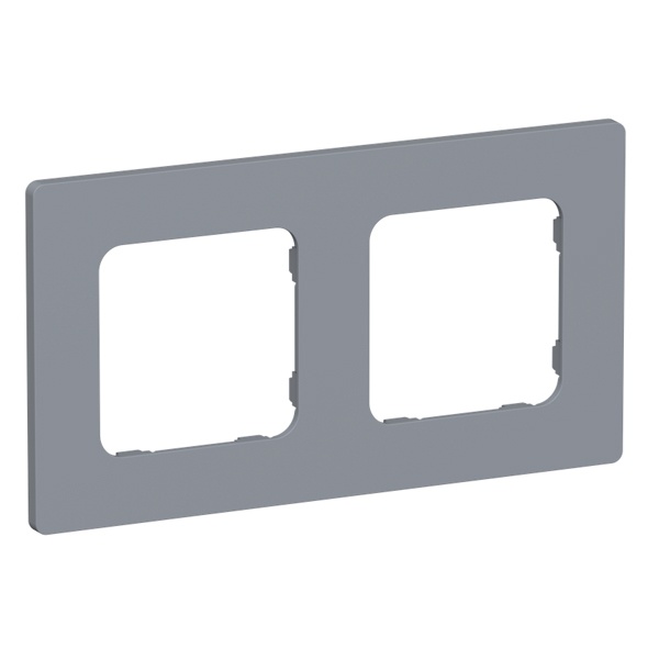 Рамка 2-местная ИЭК FLITE Classic РУ-2-К-ФлМ маренго