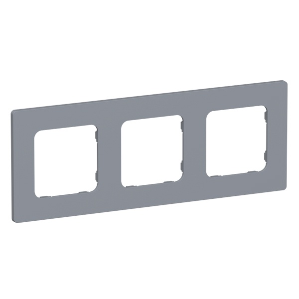 Рамка 3-местная ИЭК FLITE Classic РУ-3-К-ФлМ маренго