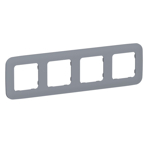 Рамка 4-местная ИЭК FLITE Artistic РУ-4-А-ФлМ маренго