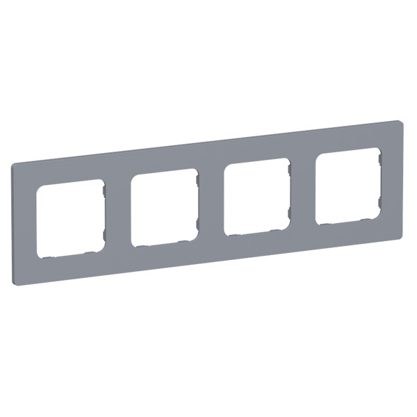 Рамка 4-местная ИЭК FLITE Classic РУ-4-К-ФлМ маренго