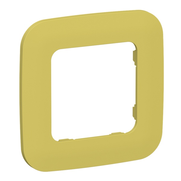 Рамка 1-местная ИЭК FLITE Artistic РУ-1-А-ФлЖК желтый карри