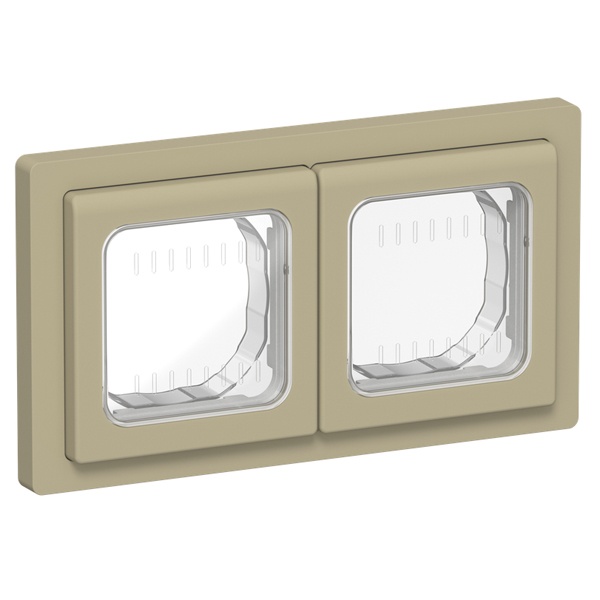 Рамка 2-местная ИЭК FLITE IP55 Рпро-2-55-ФлХ хаки