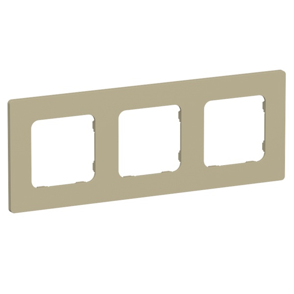 Рамка 3-местная ИЭК FLITE Classic РУ-3-К-ФлХ хаки
