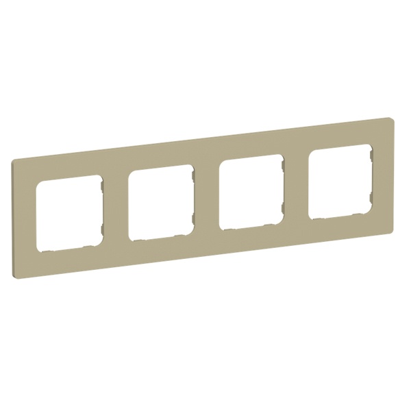 Рамка 4-местная ИЭК FLITE Classic РУ-4-К-ФлХ хаки