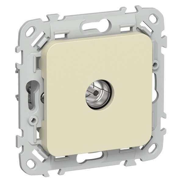 Розетка TV экранированная оконечная тип M ИЭК FLITE РТВм-1-1-1-ФлН навахо