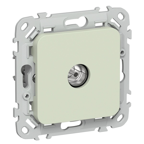 Розетка TV экранированная проходная тип M ИЭК FLITE РТВм-1-1-2-ФлП панг