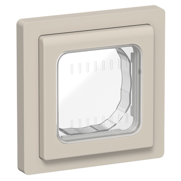 Рамка 1-местная ИЭК FLITE IP55 Рпро-1-55-ФлЛ льняной