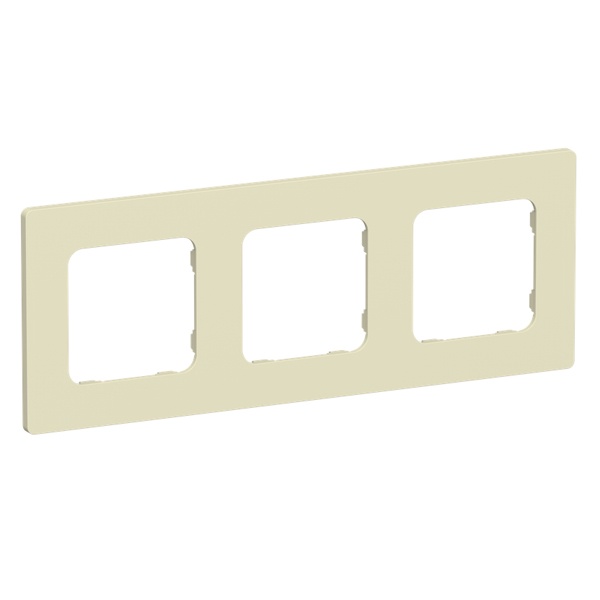 Рамка 3-местная ИЭК FLITE Classic РУ-3-К-ФлН навахо