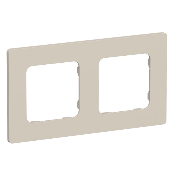 Рамка 2-местная ИЭК FLITE Classic РУ-2-К-ФлЛ льняной