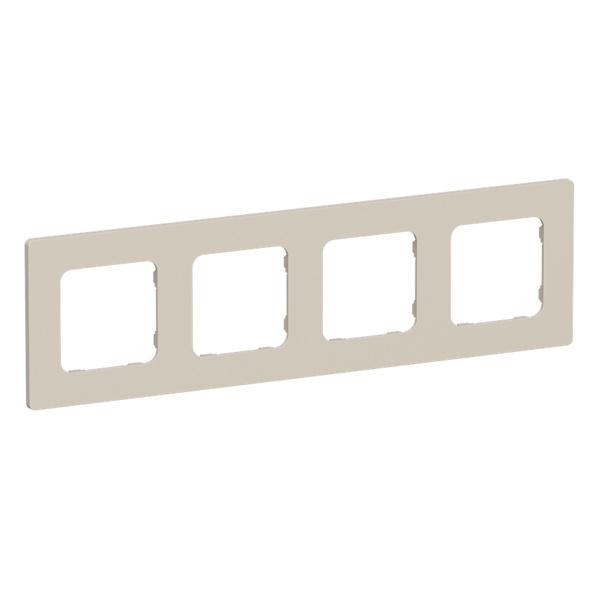 Рамка 4-местная ИЭК FLITE Classic РУ-4-К-ФлЛ льняной