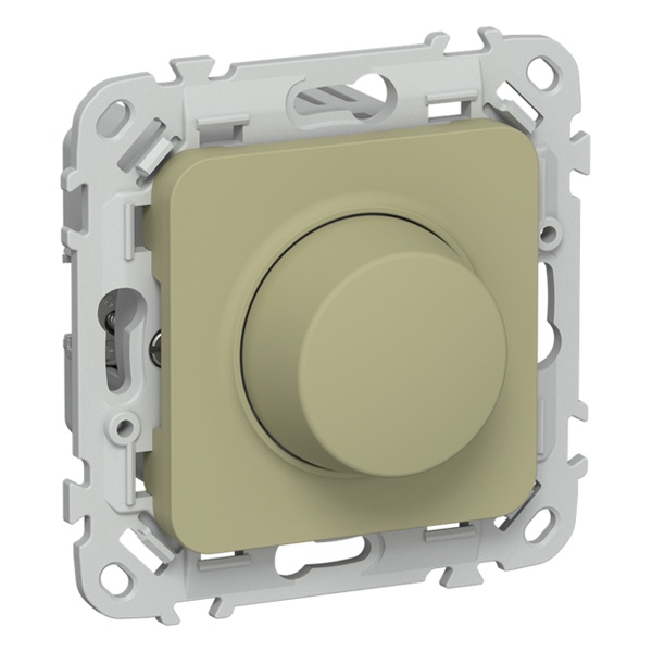 Светорегулятор проходной LED ИЭК FLITE СС16-5-1-ФлО  250Вт оливковый