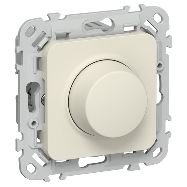 Светорегулятор проходной LED ИЭК FLITE СС16-5-1-ФлСл  250Вт сливочный