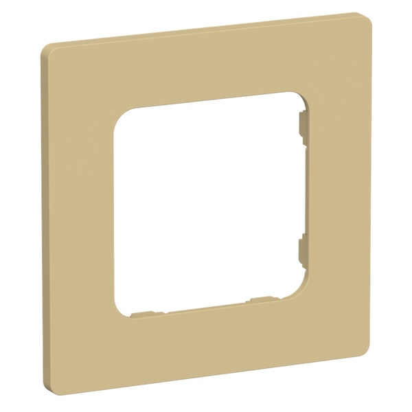 Рамка 1-местная ИЭК FLITE Classic РУ-1-К-ФлШм шамуа