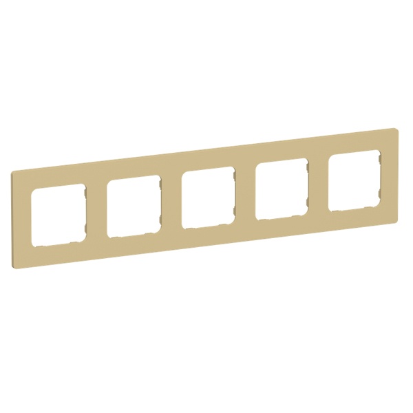 Рамка 5-местная ИЭК FLITE Classic РУ-5-К-ФлШм шамуа