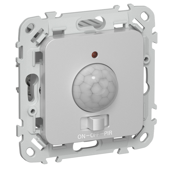 Датчик движения без N ИЭК FLITE ДД-2-ФлА 200Вт таймер 25-210сек освещенность 3-35Лк IP20 алюминий