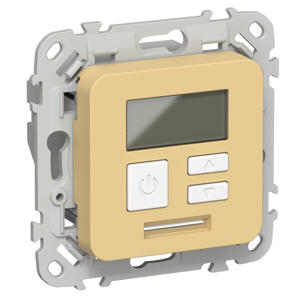 Термостат электронный с дисплеем ИЭК FLITE Т-ФлЗ 16А с датчиком 3м в комплекте золотарник