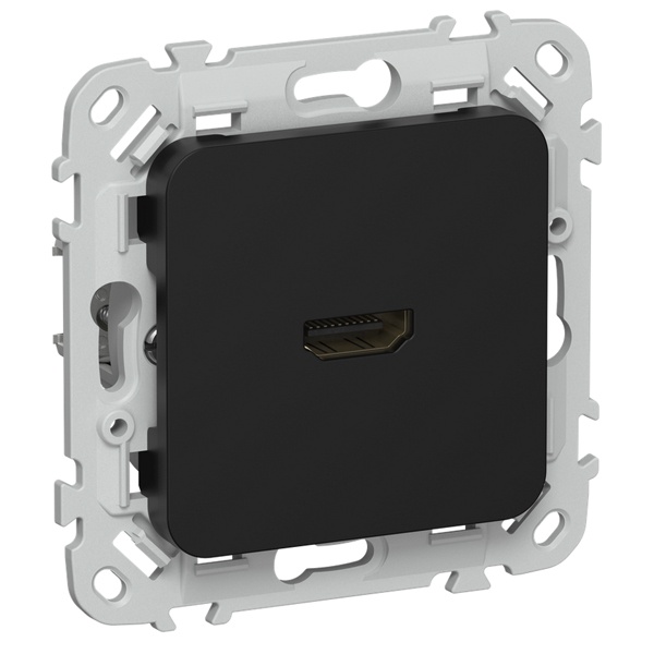 Розетка HDMI ИЭК FLITE РШДМА-ФлЧ черный