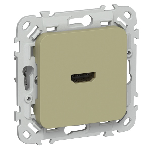 Розетка HDMI ИЭК FLITE РШДМА-ФлО оливковый