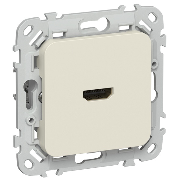 Розетка HDMI ИЭК FLITE РШДМА-ФлСл сливочный