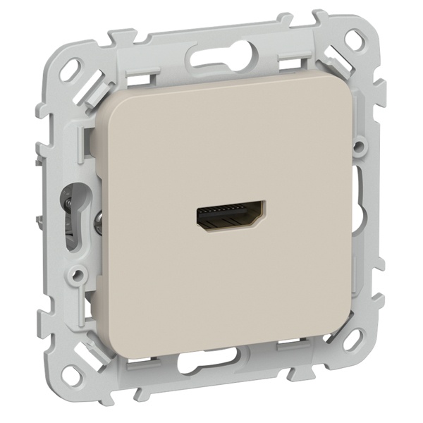 Розетка HDMI ИЭК FLITE РШДМА-ФлЛ льняной