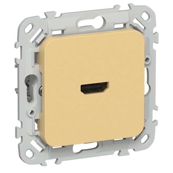 Розетка HDMI ИЭК FLITE РШДМА-ФлЗ золотарник