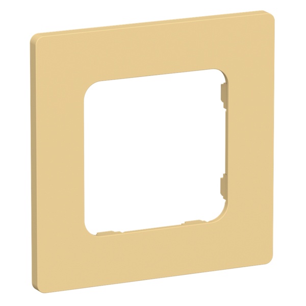 Рамка 1-местная ИЭК FLITE Classic РУ-1-К-ФлЗ золотарник