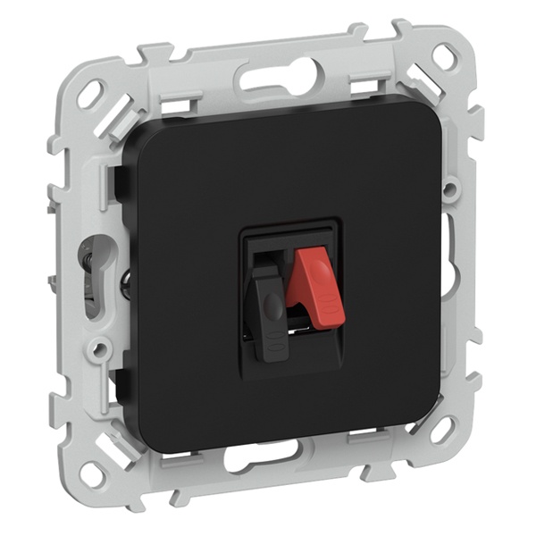 Розетка аудио ИЭК FLITE РА-1-ФлЧ черный