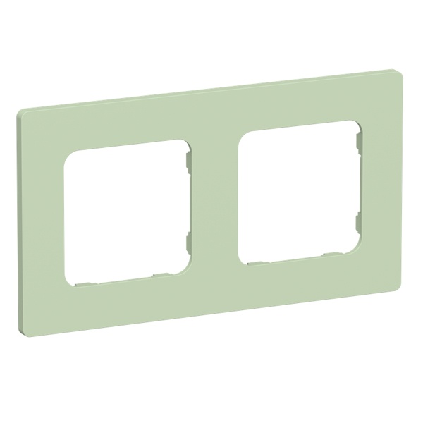 Рамка 2-местная ИЭК FLITE Classic РУ-2-К-ФлФ фисташковый