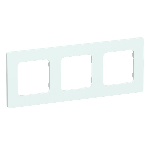 Рамка 3-местная ИЭК FLITE Classic РУ-3-К-ФлХЛ холодный лед