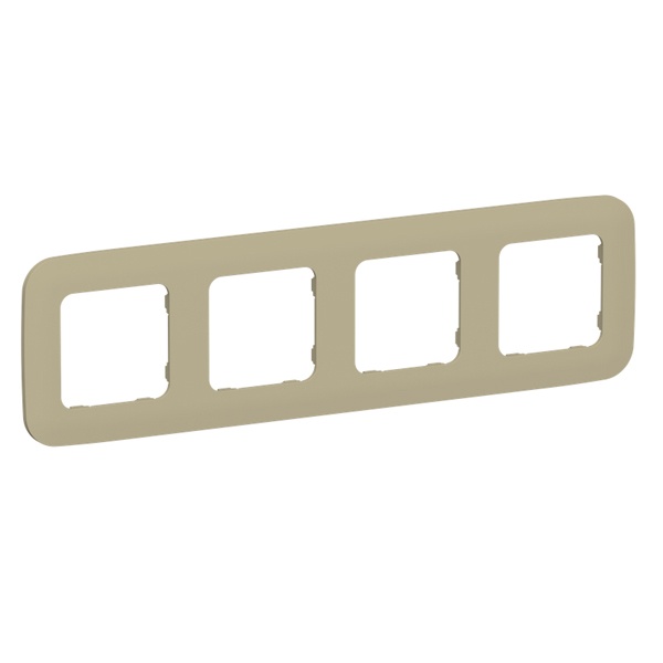 Рамка 4-местная ИЭК FLITE Artistic РУ-4-А-ФлХ хаки