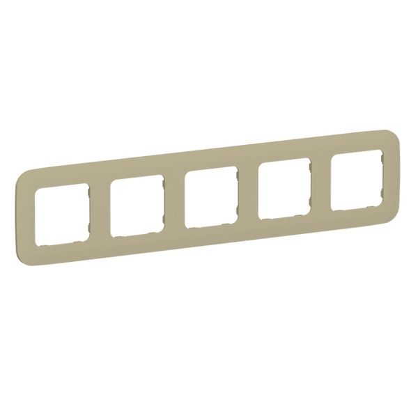Рамка 5-местная ИЭК FLITE Artistic РУ-5-А-ФлХ хаки