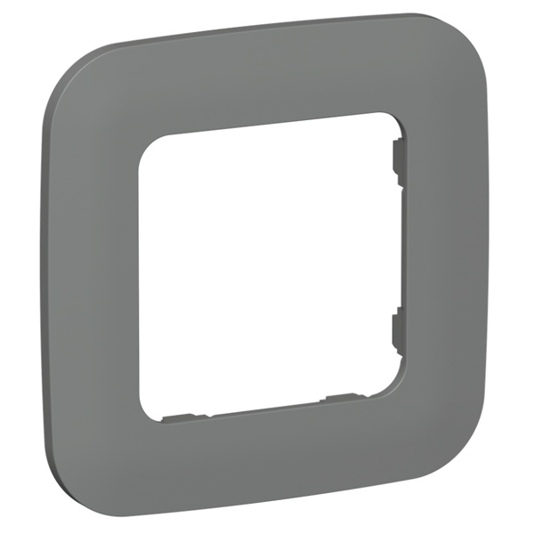 Рамка 1-местная ИЭК FLITE Artistic РУ-1-А-ФлМА мокрый асфальт