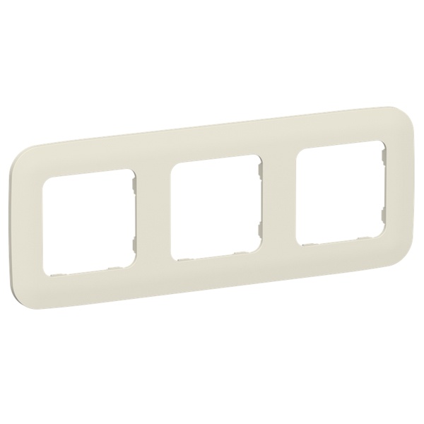 Рамка 3-местная ИЭК FLITE Artistic РУ-3-А-ФлСл сливочный