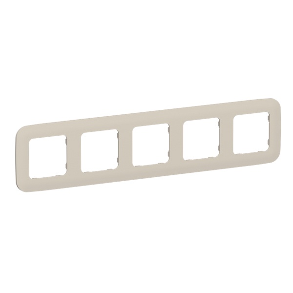Рамка 5-местная ИЭК FLITE Artistic РУ-5-А-ФлЛ льняной