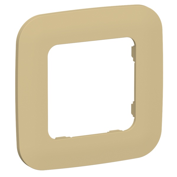 Рамка 1-местная ИЭК FLITE Artistic РУ-1-А-ФлШм шамуа