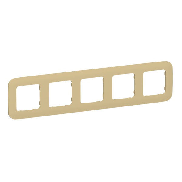 Рамка 5-местная ИЭК FLITE Artistic РУ-5-А-ФлШм шамуа