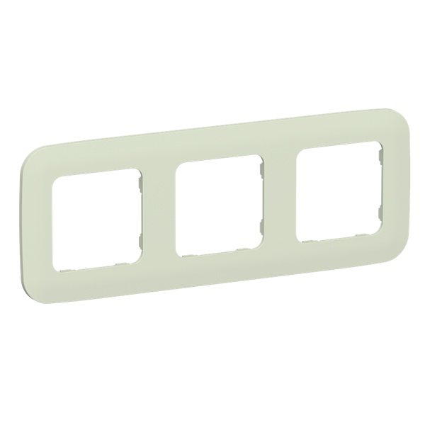 Рамка 3-местная ИЭК FLITE Artistic РУ-3-А-ФлП панг