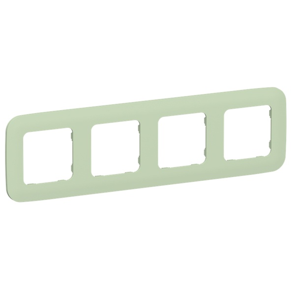 Рамка 4-местная ИЭК FLITE Artistic РУ-4-А-ФлФ фисташковый