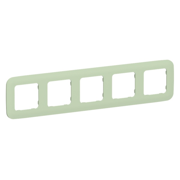Рамка 5-местная ИЭК FLITE Artistic РУ-5-А-ФлФ фисташковый